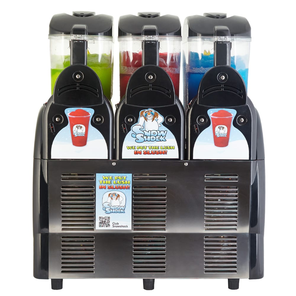 Regular Treble Slush Machine with Fast Freeze - Refurbished | SnowShock